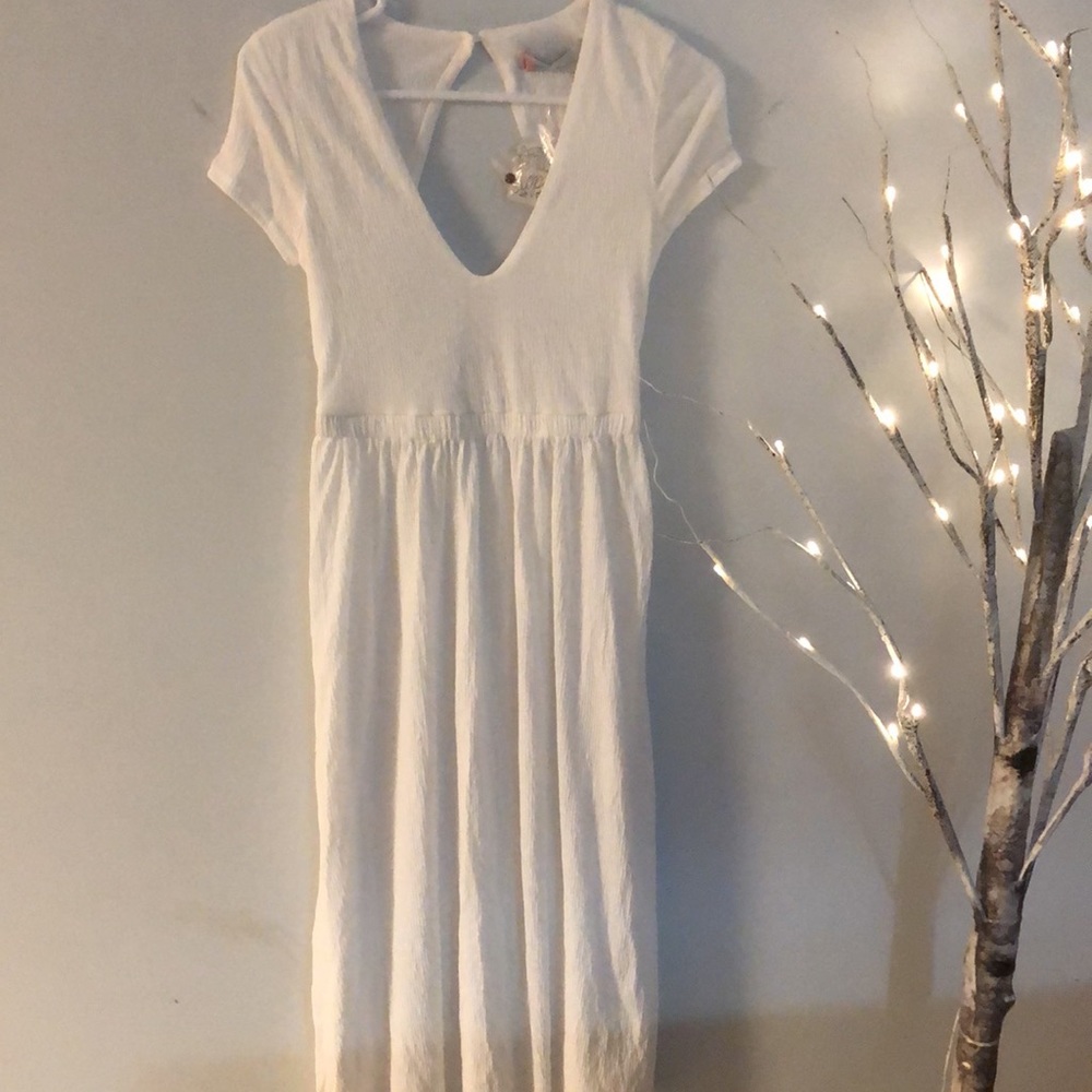 BNWT Free People Beach White Elegant Dress